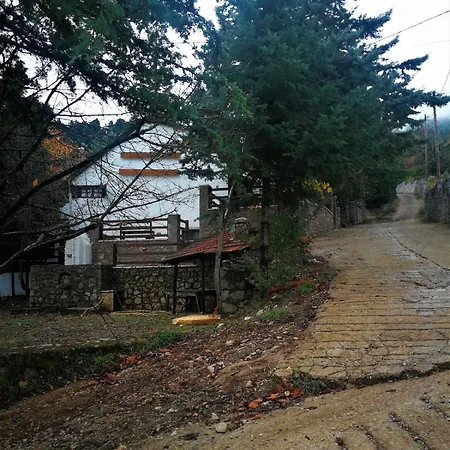 Dandy Agoriani-chalet Orelia-fireplace * Eptálofos